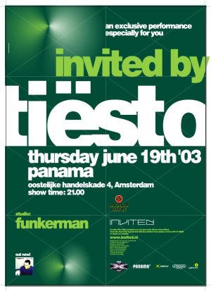 Invited by Tiësto
