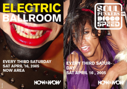 electric ballroom spods 16-04-2005