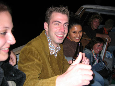 Partypeople on the pendelboot
